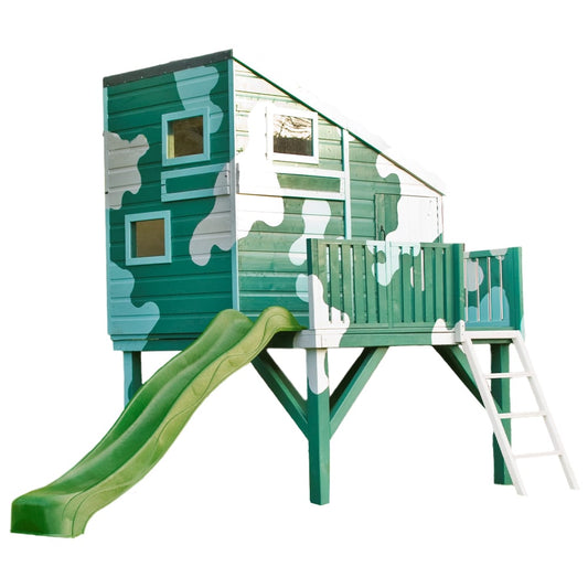 Shire Command Post Playhouse with Platform 6 x 6ft