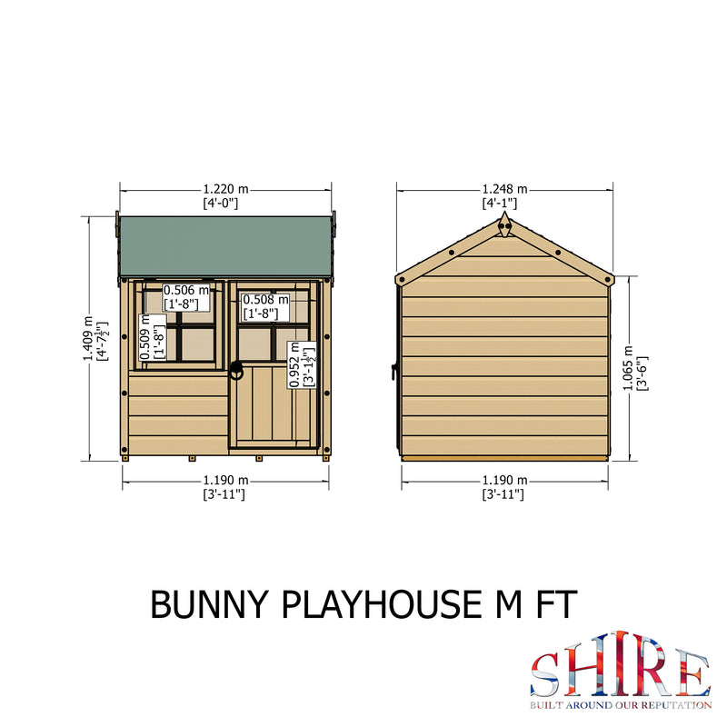 Shire Bunny Playhouse (4x4)