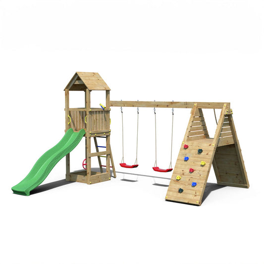 Fleppi Climbing Frame with Swing & Slide – Endless Adventure Awaits!