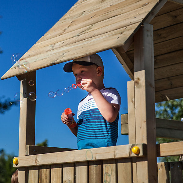 Shire Adventure Peaks Fortress 1 Climbing Tower with Slide and Climbing Wall