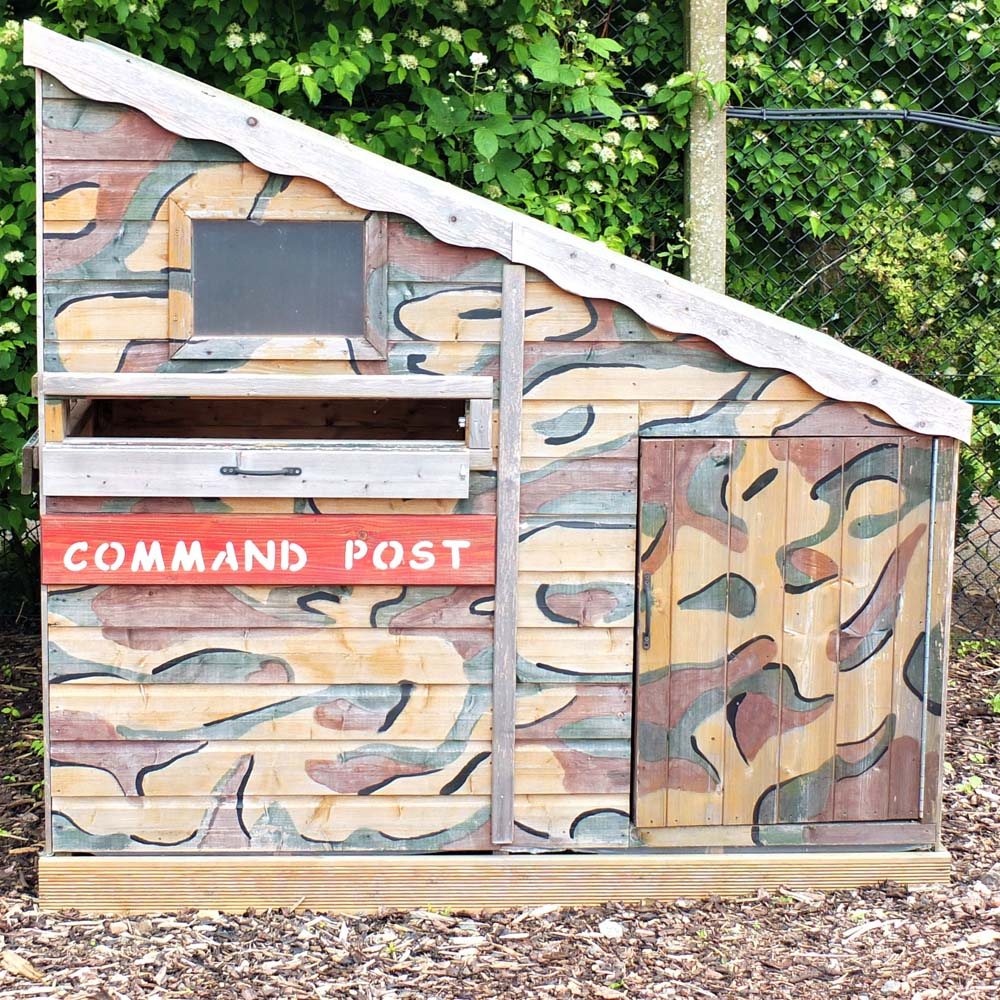 6 x 4 (1.79m x 1.19m) Shire Command Post Playhouse